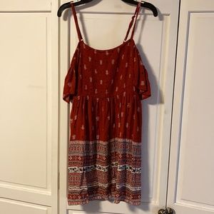 Forever 21 off the shoulder mini dress